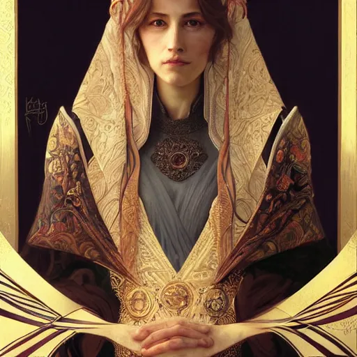 Image similar to portrait of sersei lannister, intricate, elegant, highly detailed, digital painting, artstation, concept art, smooth, sharp focus, illustration, art by artgerm and greg rutkowski and alphonse mucha and william - adolphe bouguereau