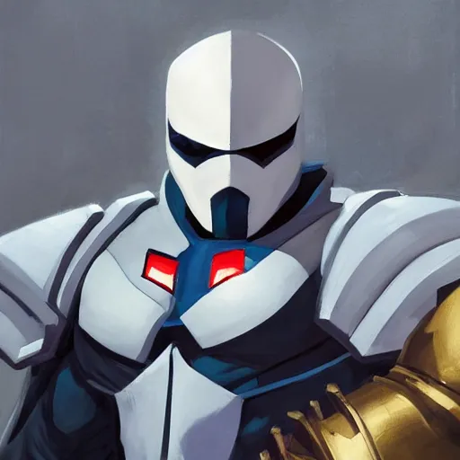 Image similar to greg manchess portrait painting of armored moon knight mixed with ultraman and nightwing as overwatch character, medium shot, asymmetrical, profile picture, organic painting, sunny day, matte painting, bold shapes, hard edges, street art, trending on artstation, by huang guangjian and gil elvgren and sachin teng