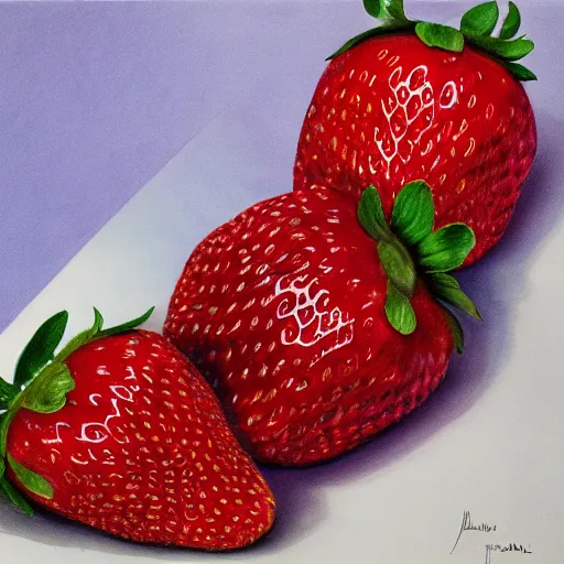 Prompt: david beckham in the form of strawberries photorealism, super detail,