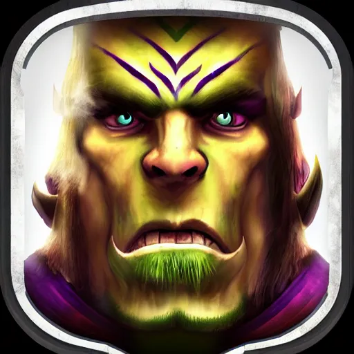 Prompt: warcraft 3 icon of turn undead