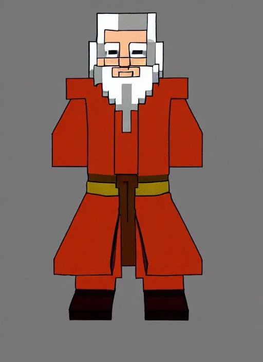 Prompt: uncle iroh in minecraft