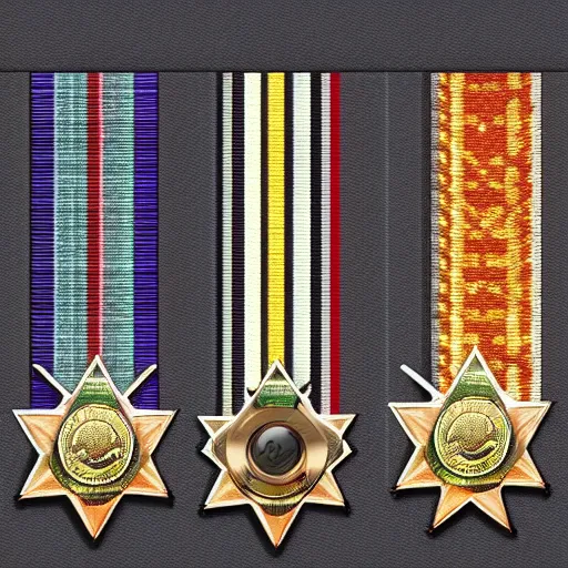 Prompt: military medal, photorealistic, hyperrealistic, detailed