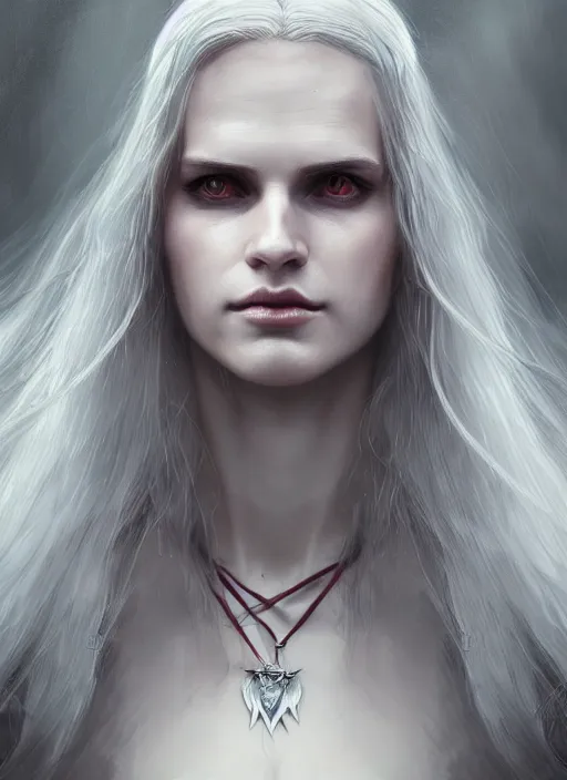 Prompt: witcher girl, fine art, awesome, award winning, hyperrealistic symmetrical hyperdetailed dark fantasy landscape, fantasy magic, sensual white skin beauty beauty red long hair windy intricate, elegant, sharp focus, cinematic lighting, highly detailed, digital painting, concept art, art by wlop and artgerm and greg rutkowski, masterpiece, trending on artstation, 8 k