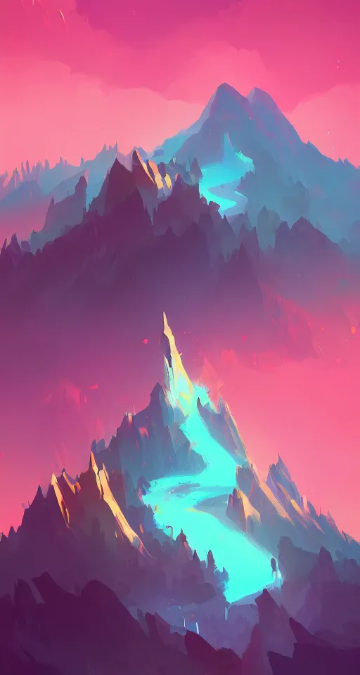 Image similar to a painting of a top of a mountain, a digital painting by anton fadeev, trending on artstation, fantasy art, matte drawing, speedpainting, 2 d game art