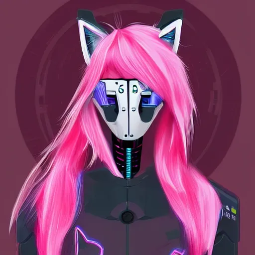 ArtStation - Cyberpunk Anime Girl Mascot Redesign_Assets