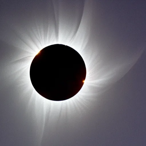 Prompt: photo of a solar eclipse
