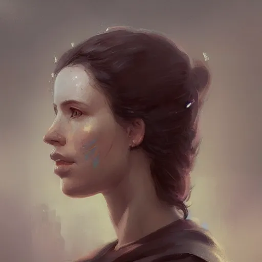 Image similar to portrait of a woman by greg rutkowski, the mother of han solo, star wars expanded universe, she is about 3 0 years old, highly detailed portrait, digital painting, artstation, concept art, smooth, sharp foccus ilustration, artstation hq