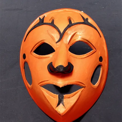 Image similar to orange gothic mask