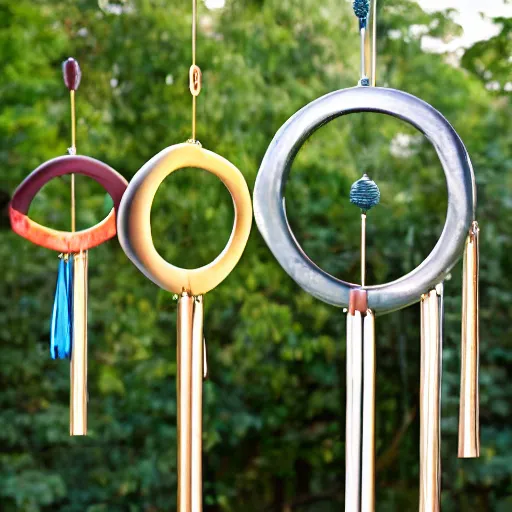 Image similar to professional photography of wind chimes