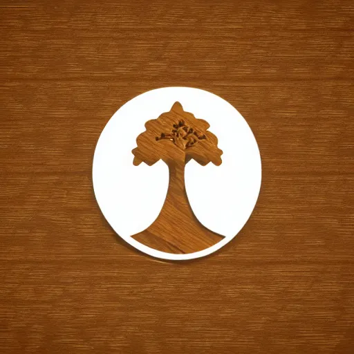 Image similar to A professional logo of a company in the shape of an acorn, vector graphics