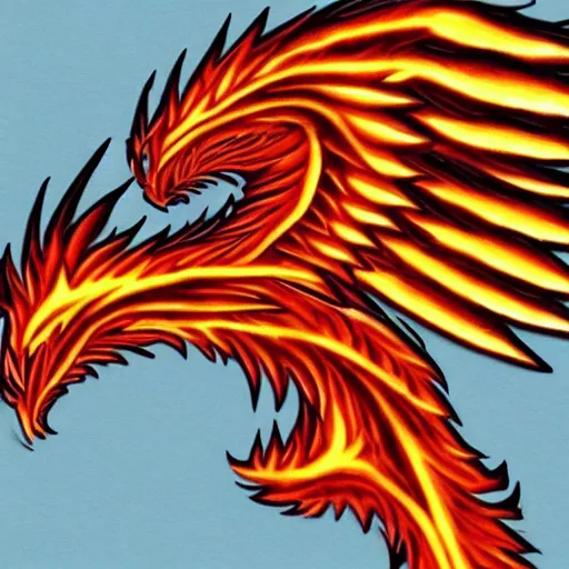 Prompt: wings of fire