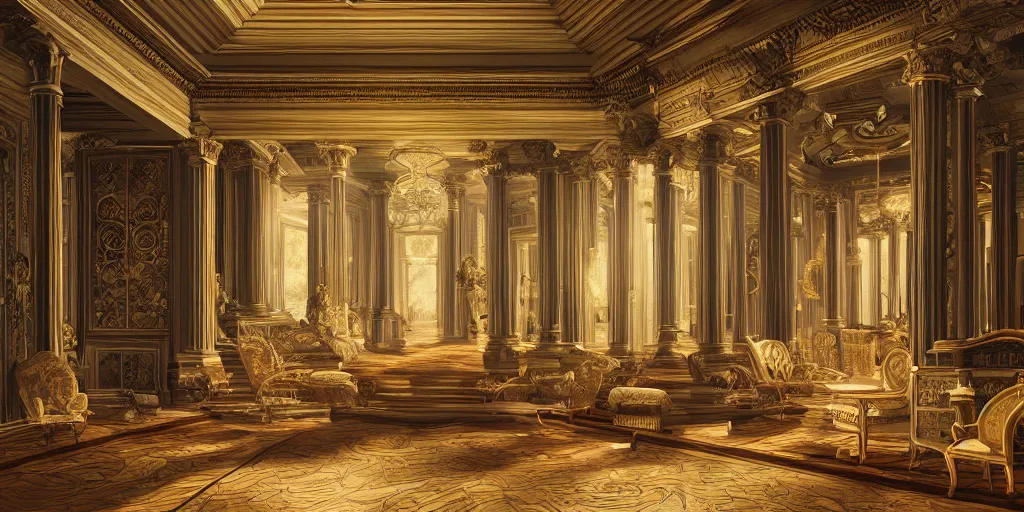 Image similar to memory palace, masterpiece composition, 8 k resolution, ultra fine illustration