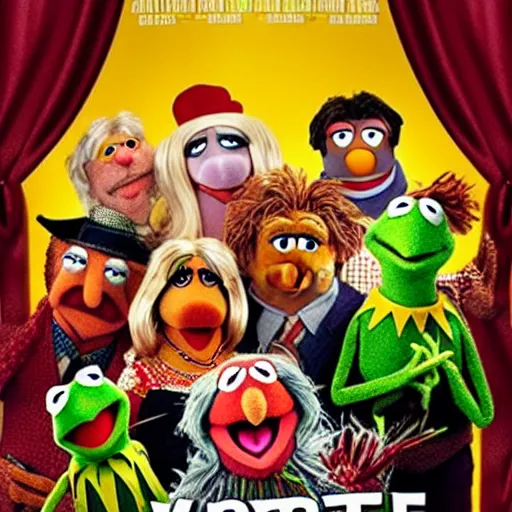 Prompt: Poster for the movie Muppets take Venezuela