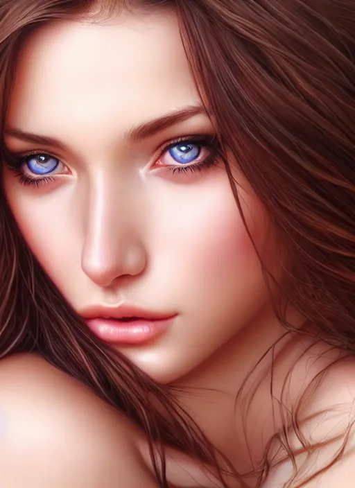 Image similar to a gorgeous female photo, professionally retouched, soft lighting, full body shot, realistic, smooth face, perfect eyes, symmetrical, wide angle, sharp focus on eyes, 8 k high definition, insanely detailed, intricate, elegant, art by artgerm