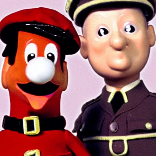 Image similar to herman goering in postman pat