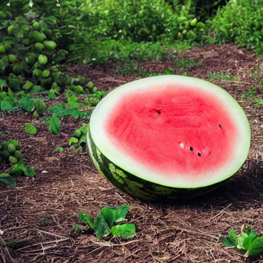 Prompt: how watermelon grows