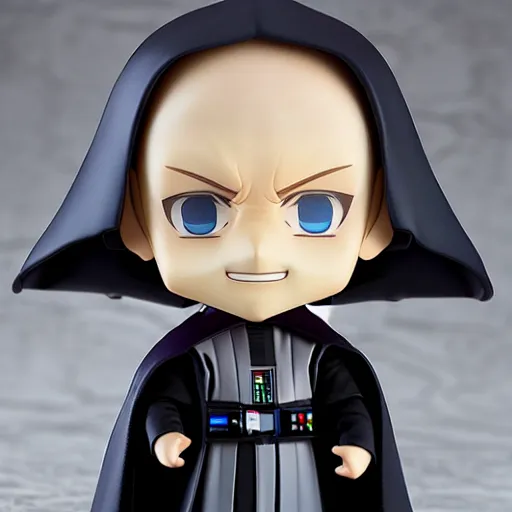 Prompt: nendoroid darth sidious emperor palpatine, detailed, custom