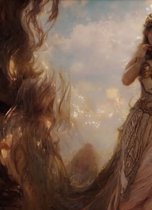 Image similar to happy emilia clarke smiling, detailed, by gaston bussiere, bayard wu, greg rutkowski, giger, maxim verehin, greg rutkowski, masterpiece, sharp focus, cinematic lightning