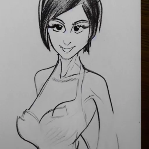 Image similar to milt kahl sketch of victoria justice with kim kardashian body as princess daisy from super mario bros