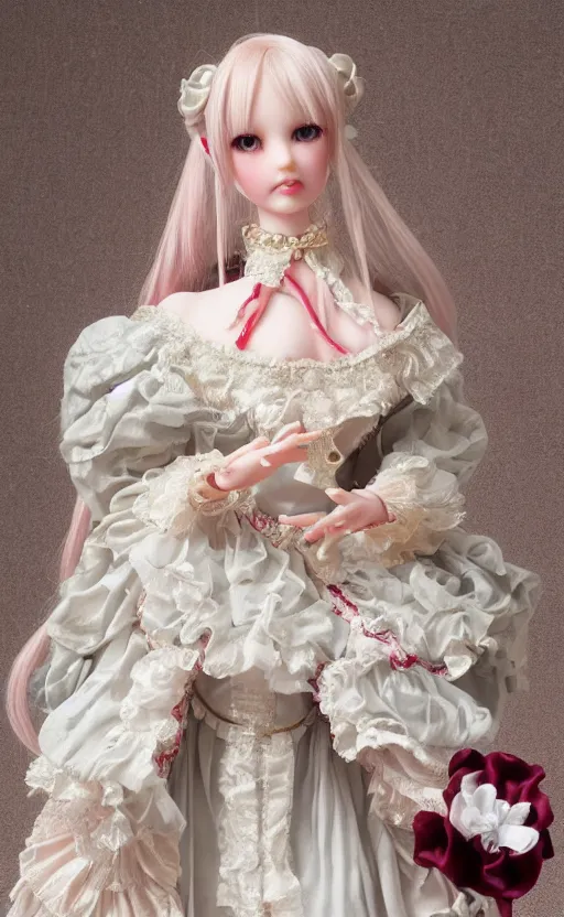 Image similar to dollfie in baroque dress