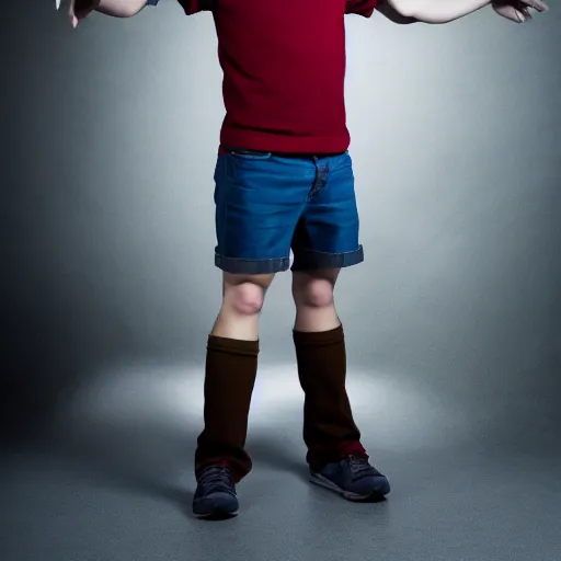 Image similar to dipper from gravity falls as a real person, confideny pose, articulated, detailed, high definition, studio photograph, studio lighting