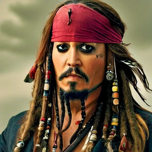 Prompt: jack sparrow, photograph