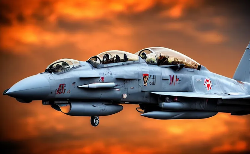 Image similar to tomcat replica, top gun maverick, realistic aircraft, realistic paint job, from falcon bms, promo photo, stunning, dcs world style, bokeh soft, shot on 1 5 0 mm, zenithal lightning, trending on instagram, by award winning photographer, symmetrical features