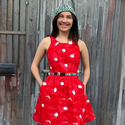 Image similar to coca cola dress