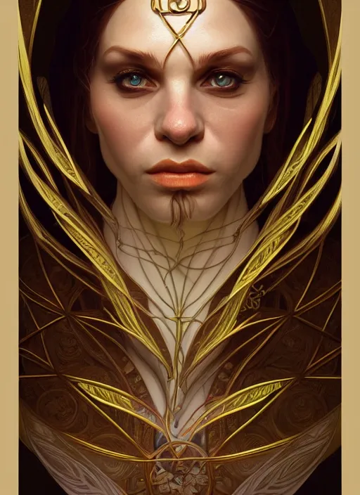 Image similar to symmetry portrait of leprechaun, intricate, elegant, highly detailed, digital painting, artstation, concept art, smooth, sharp focus, illustration, art by artgerm and greg rutkowski and alphonse mucha, 8 k