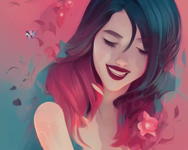 Image similar to the joy of life, a simple vector based illustration, by ross tran, artgerm