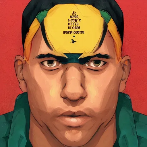 Prompt: Dudley from Street fighter 4 profile picture by Sachin Teng, asymmetrical, Organic Painting , Matte Painting, Powerful, geometric shapes, hard edges, graffiti, street art:2 by Sachin Teng:4