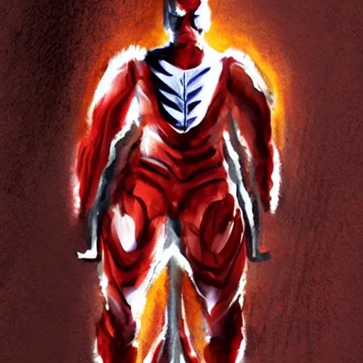 Prompt: elon musk as the colossal titan