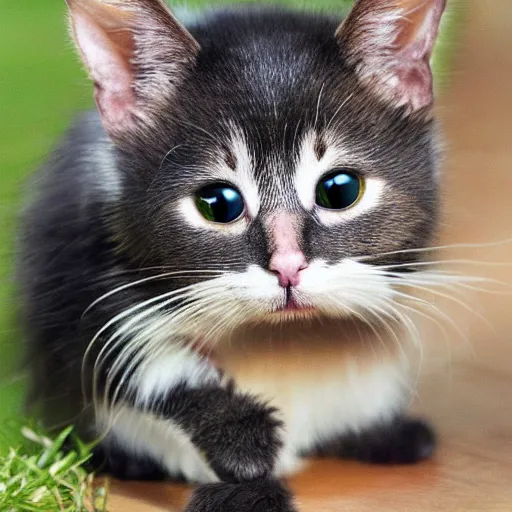 Prompt: cute mouswe - cat hybrid