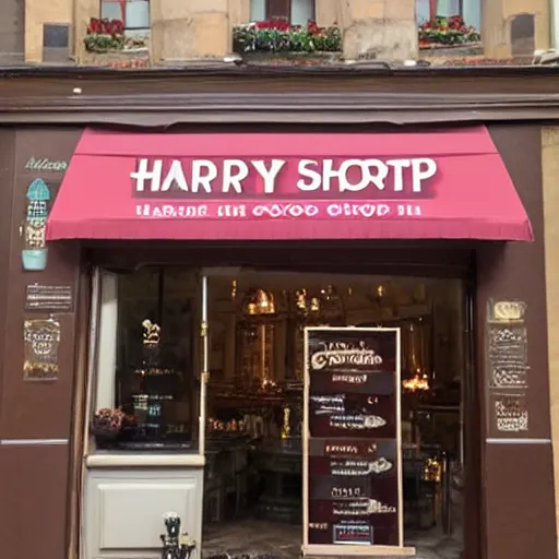 Image similar to harrys chocolate shop