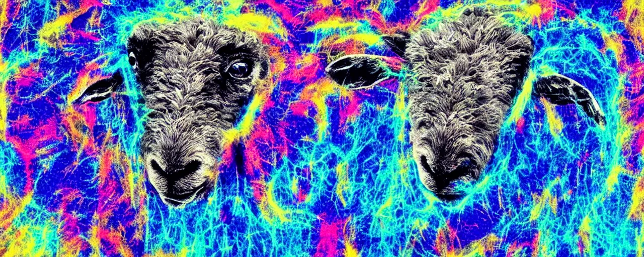 Image similar to electric sheep