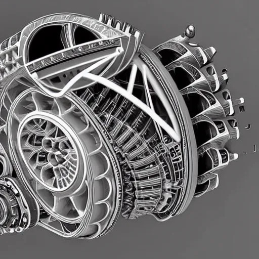 Image similar to realistic detailed image of the inside of a biomechanical valve body, very intricate masterpiece