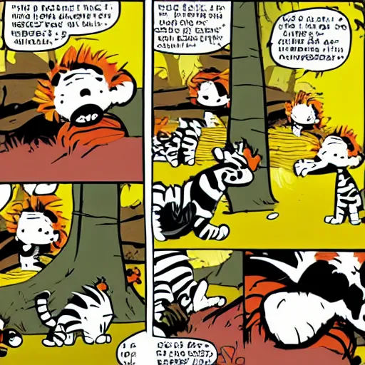 Image similar to calvin and hobbes