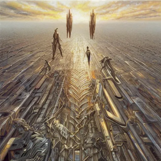 Image similar to this is the ultimate showdown of ultimate destiny, art by peter gric, trending on artstation