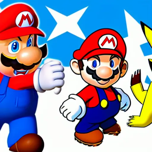 classic mario and modern mario