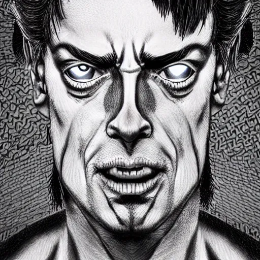 Prompt: steve buscemi as kenshiro, detailed digital 3 d art, intricate, detailed textures and lighting