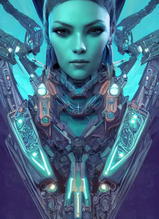 Prompt: symmetry!! portrait of teal alien in the style of horizon zero dawn, machine face, intricate, elegant, highly detailed, digital painting, artstation, concept art, smooth, sharp focus, illustration, art by artgerm and greg rutkowski and alphonse mucha, 8 k