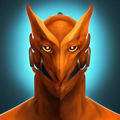 Prompt: user avatar icon of a cyborg dragon, digital art, portrait