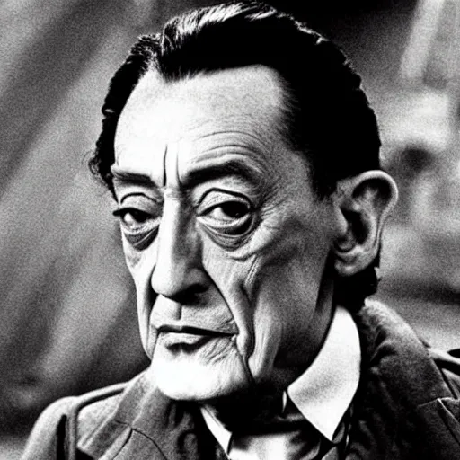 Prompt: salvador dali cast as the emperor in dune part 2