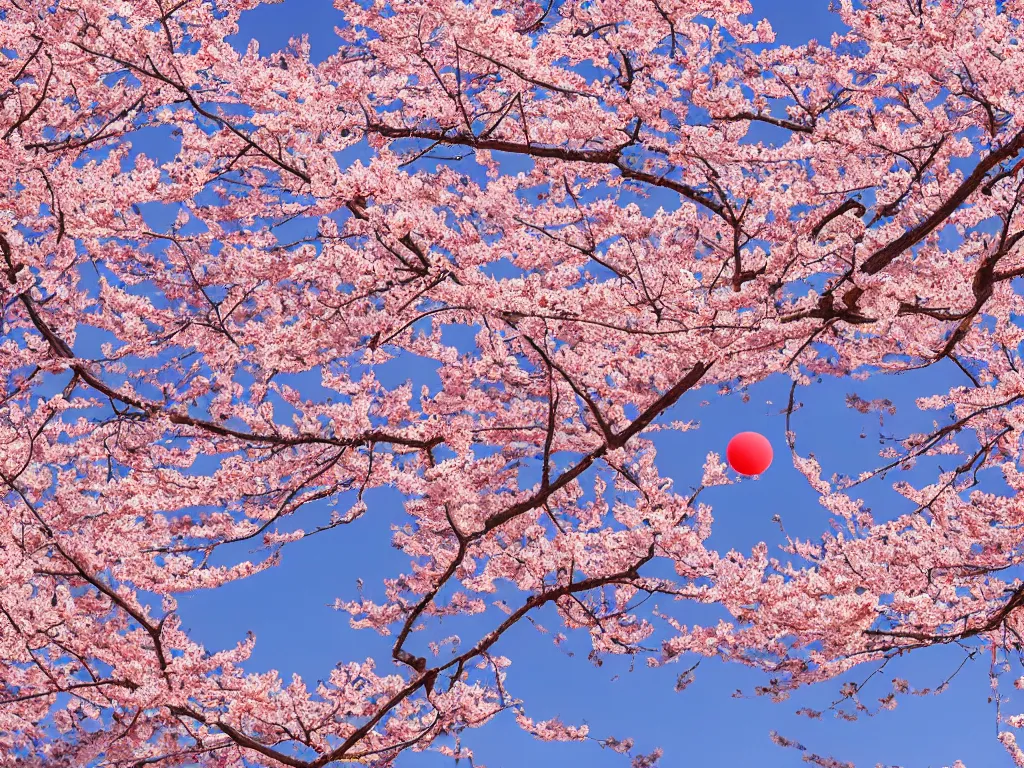 Image similar to japanese beauty, sakura on background, XF IQ4, 150MP, 50mm, f/1.4, ISO 200, 1/160s, natural light, Adobe Photoshop, Adobe Lightroom, DxO Photolab, polarizing filter, Sense of Depth, AI enhanced, HDR