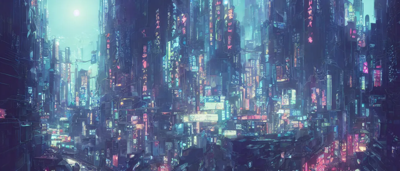 Image similar to new tokyo, ghost in the shell, unreal engine, fantasy art by greg, loish, rhads, ferdinand knab, makoto shinkai, lois van baarle, ilya kuvshinov, rossdraws, tom bagshaw, global illumination, radiant light, highly detailed intricate environment, isometric, onstudio ghibli, octane render, 8 k