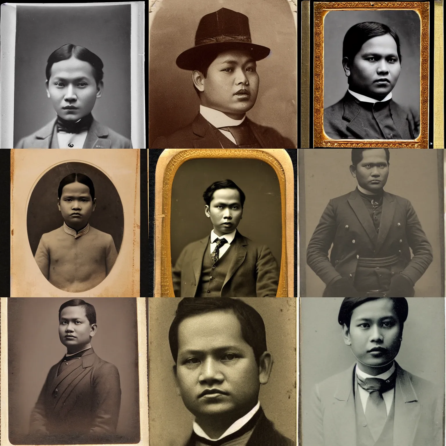 victorian era photograph of prabowo subianto, 1 8 9 0 | Stable