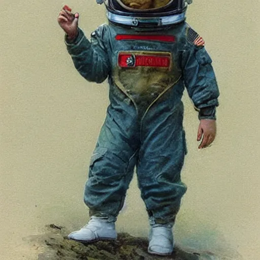 retro space suit