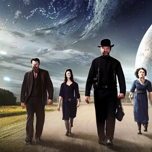 Prompt: amish church on a spaceship, the expanse, firefly, sci - fi