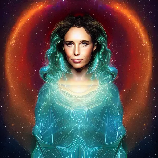 Image similar to a portrait of the luminary of the stars, gorgeous digital art