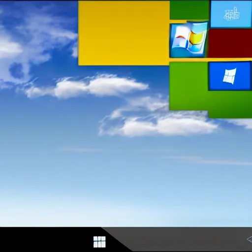 Prompt: a screenshot of a futuristic desktop of windows xp, in the year 2 0 5 0